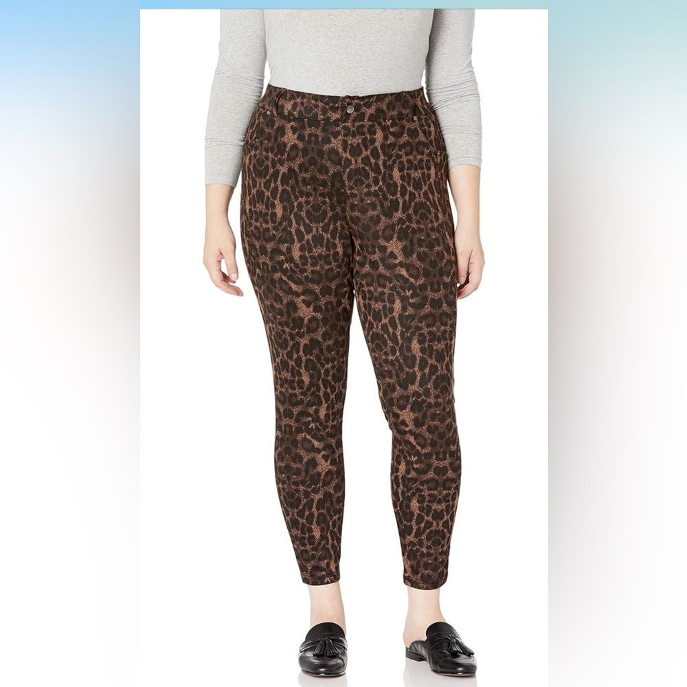 HUE DENIM LEGGINGS PANTS
ANIMAL DENIM HIGH RISE 
PANTS